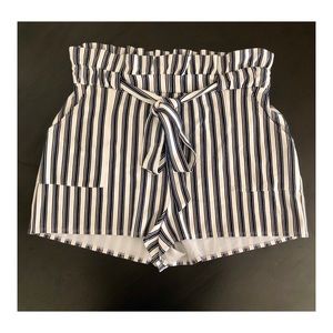 Express high waisted belted shorts